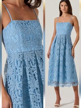 chinese dress ladies Luv Fashion Floral Maxi Dress Light Blue / M